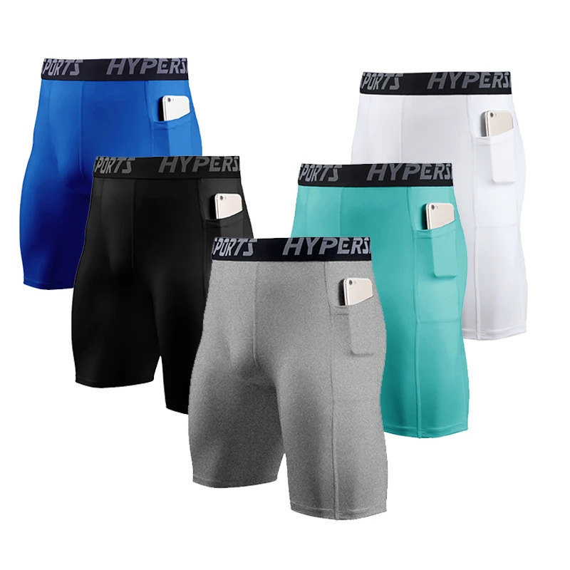Men Running Short Quick Dry Leggings Mens Compression Tights Gym Fitness Sport Shorts Male Trunks 260122