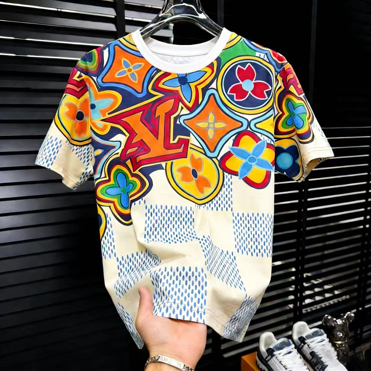 Mens T-Shirts Designer T-shirt Casual Mens Womens T-shirt Letters 3D Stereoscopic printed short sleeve best-selling luxury men clothg Aia size M--5XL088