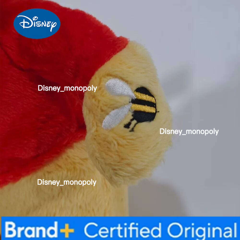 Disney the Pooh Cute Soft Stuffed 22CM Sitting Winnie Bear Plush Dolls Baby Toys Home Decor Gifts for Children H260126