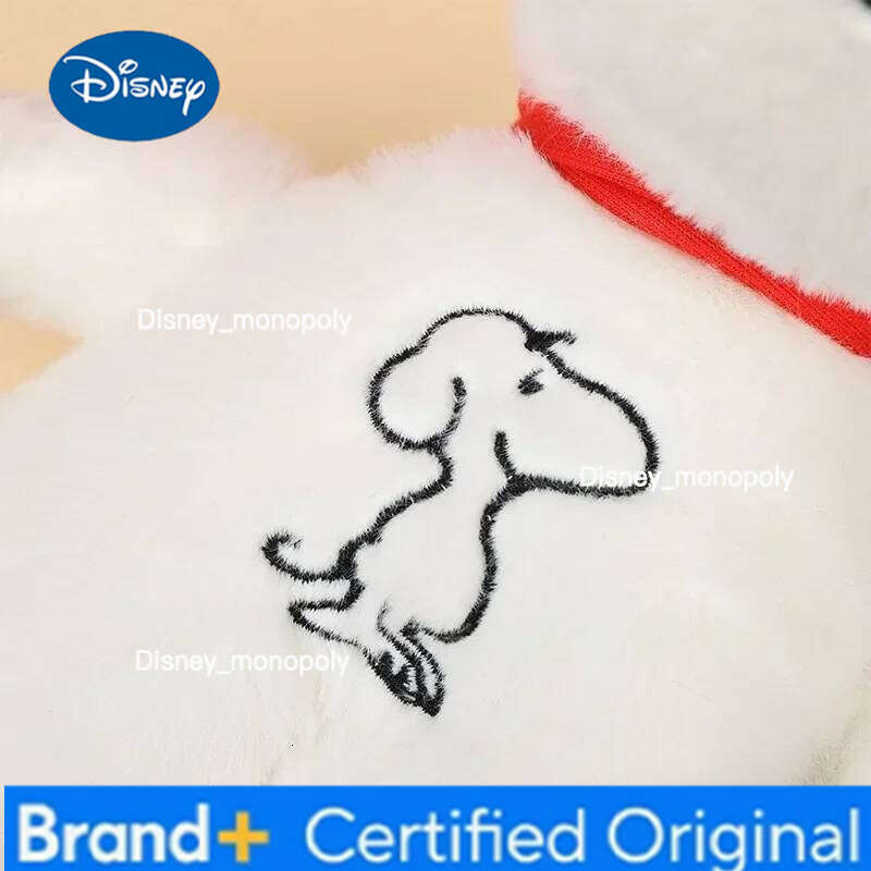 Disney Breathing Soothing Snoopy white dog Plush Sleeping Companion Music and Light Doll Sensory Stuffed Toy Kids Gifts H260126