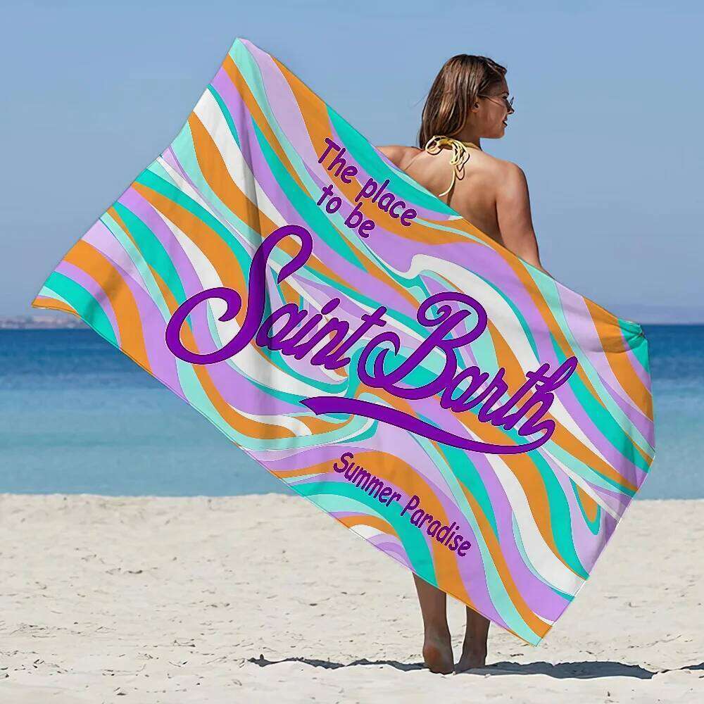 Towel Sauna Barth Saint Gift PoolGym Beach Travel Shower Quick Fashion Dry Sports Print Towels Camping Soft 26Y0126