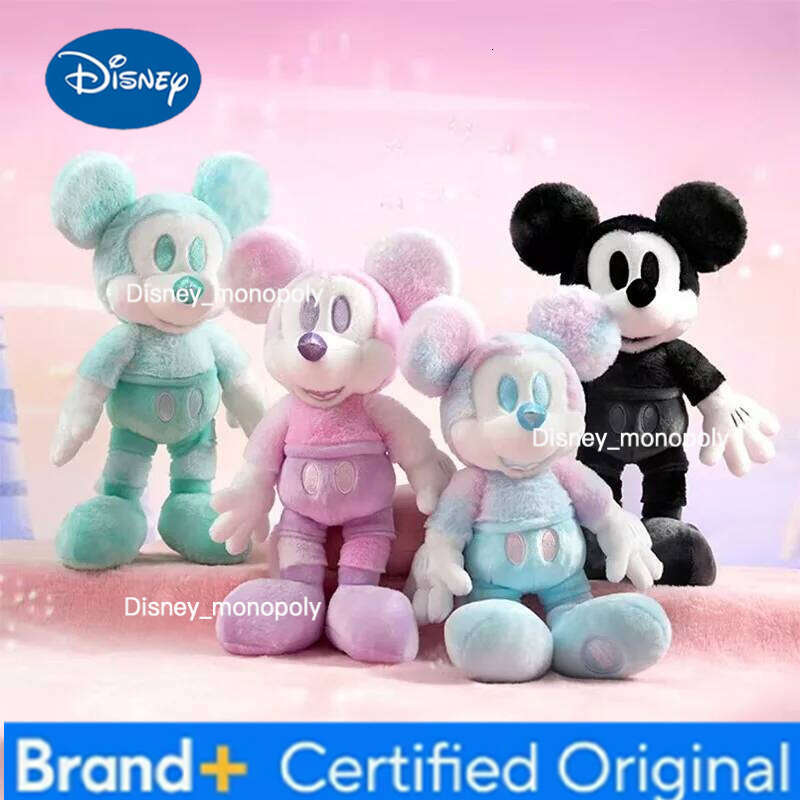 Disney Authentic High quality Minnie Mickey Cartoon Anime Plush Dolls Stuffed Animal Christmas Birthday Graduation Gifts For Kids H260126