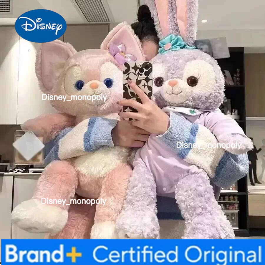 Disney Fox Toy Linabell Stellalou Plush Stuffed Toys Cartoon Dolls Duffy Pillow Decoration Cushion Boys Girl's Gift H260126