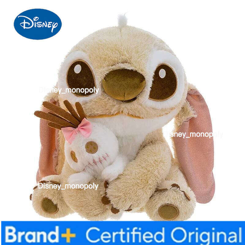 Disney Gold Stitch Plush Toy Stevonnie Doll Arcade Game Prize Hanging Decoration Gift Wholesale Stuffed Animal Collectible H260126