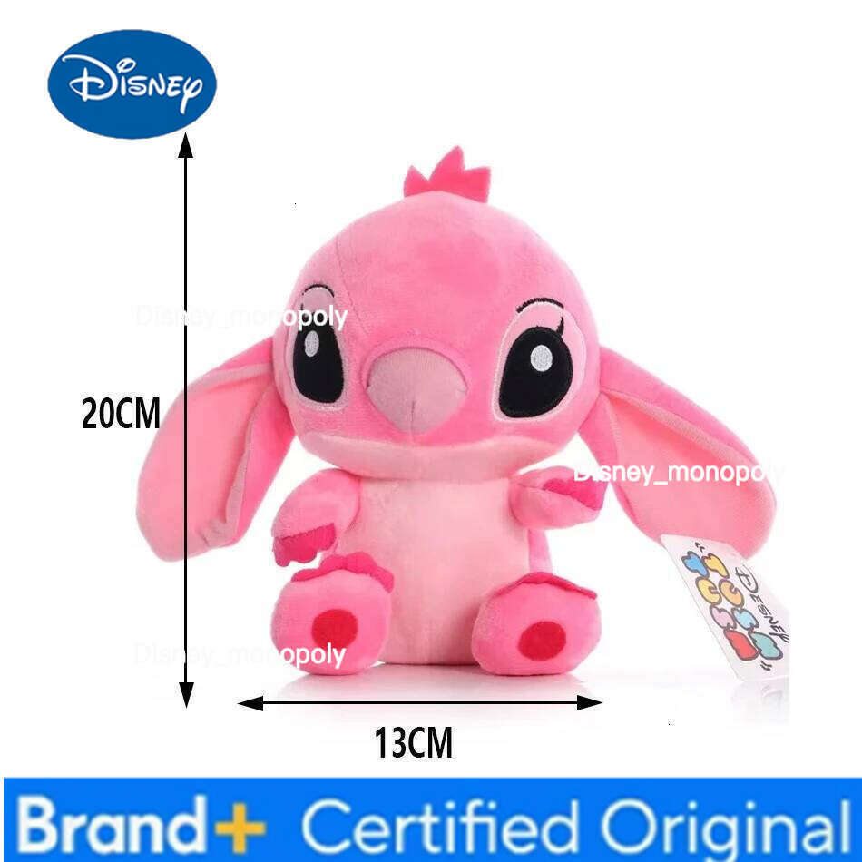 Disney 20cm Plush Stitch Baby Movie Cartoon Model Doll Children Action Figures Stuffed Toys Pendant Gifts for Kids H260126