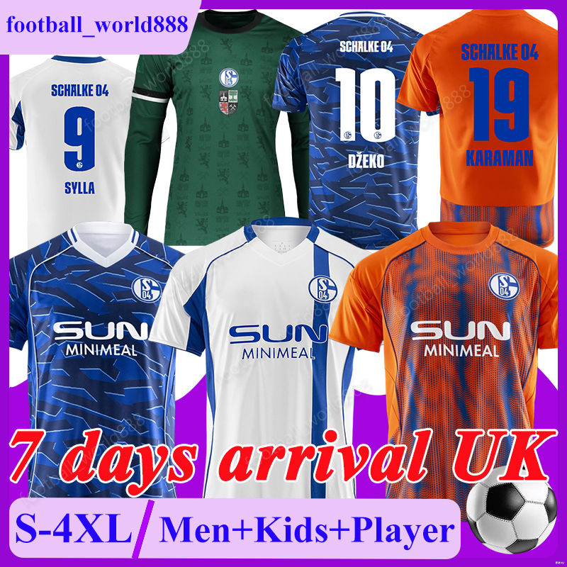 4XL Trikots Schalke 04 DZEKO 2026 Soccer Jerseys KARAMAN SYLLA LASME 25 26 football shirts V.BECKER KURUCAY football kits ANTWI-ADJEI EL-FAOUZI Men Kids Kit Socks Sets