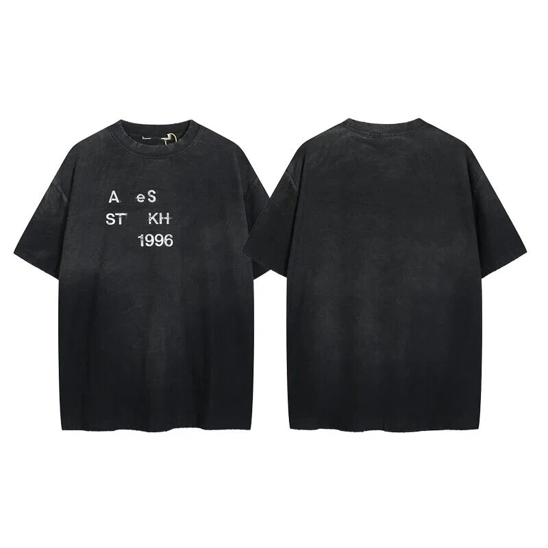 Women Designer T Shirts Vintage Letter Printing High Quality Loose Long Sleeves Athleisure Cotton Comfort Streetwear