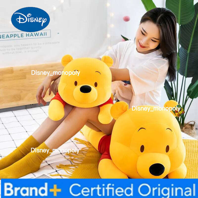 Disney 45cm Cute Winnie The Pooh Plushies Dolls Kawaii Anime Figure Cartoon Plush Toys Girls Birthday Gift for Kids H260126