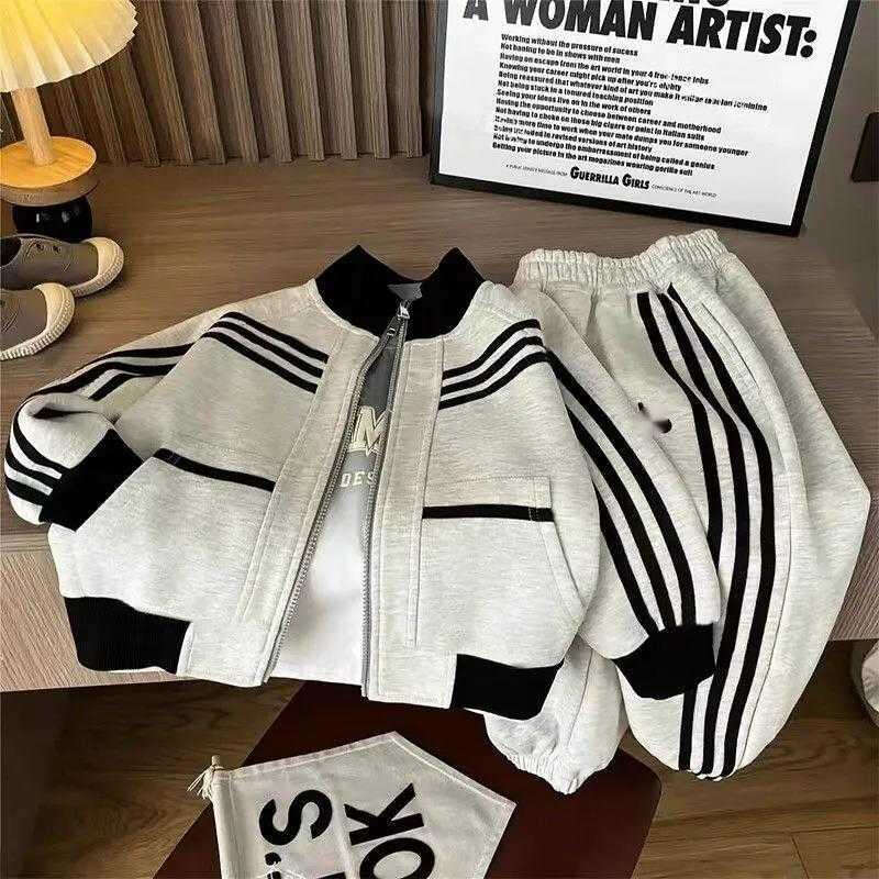 Children's clothing boys' suit autumn outfit 2025 new autumn and spring children's coat casual clothes boys autumn L260126