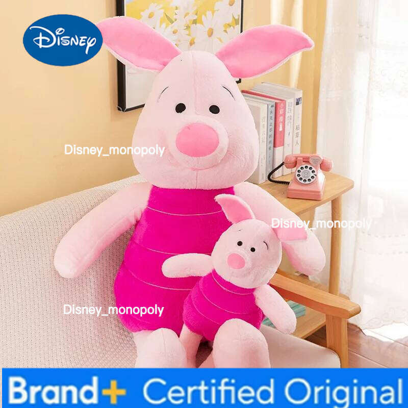 Disney 120cm Pink Piglet Plush Winnie The Pooh Cute Toys Cartoon Stuffed Anime Plushie Big Piggy Doll Kid for Gifts H2601261