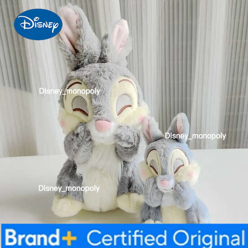 Disney 28cm Sleepless Series Clever Cute Anime Figure Miss Bunny Throw Pillow Doll Plush Children Christmas Birthday Gift H260126