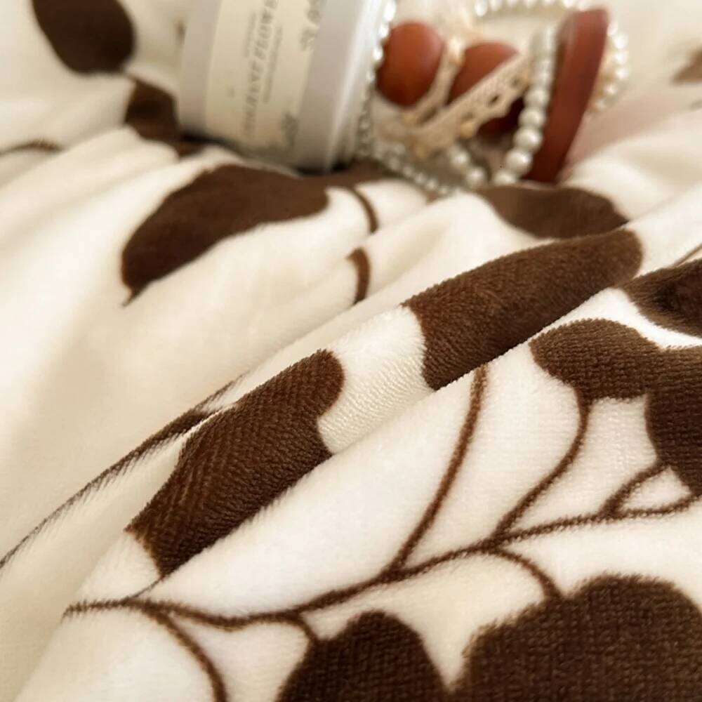 French Style Double-Sided Milk Velvet Soft Four-Piece Skin Friendly Winter Warm Quilt Cover Pillowcase Bed Sheet Bedding Set Y260124