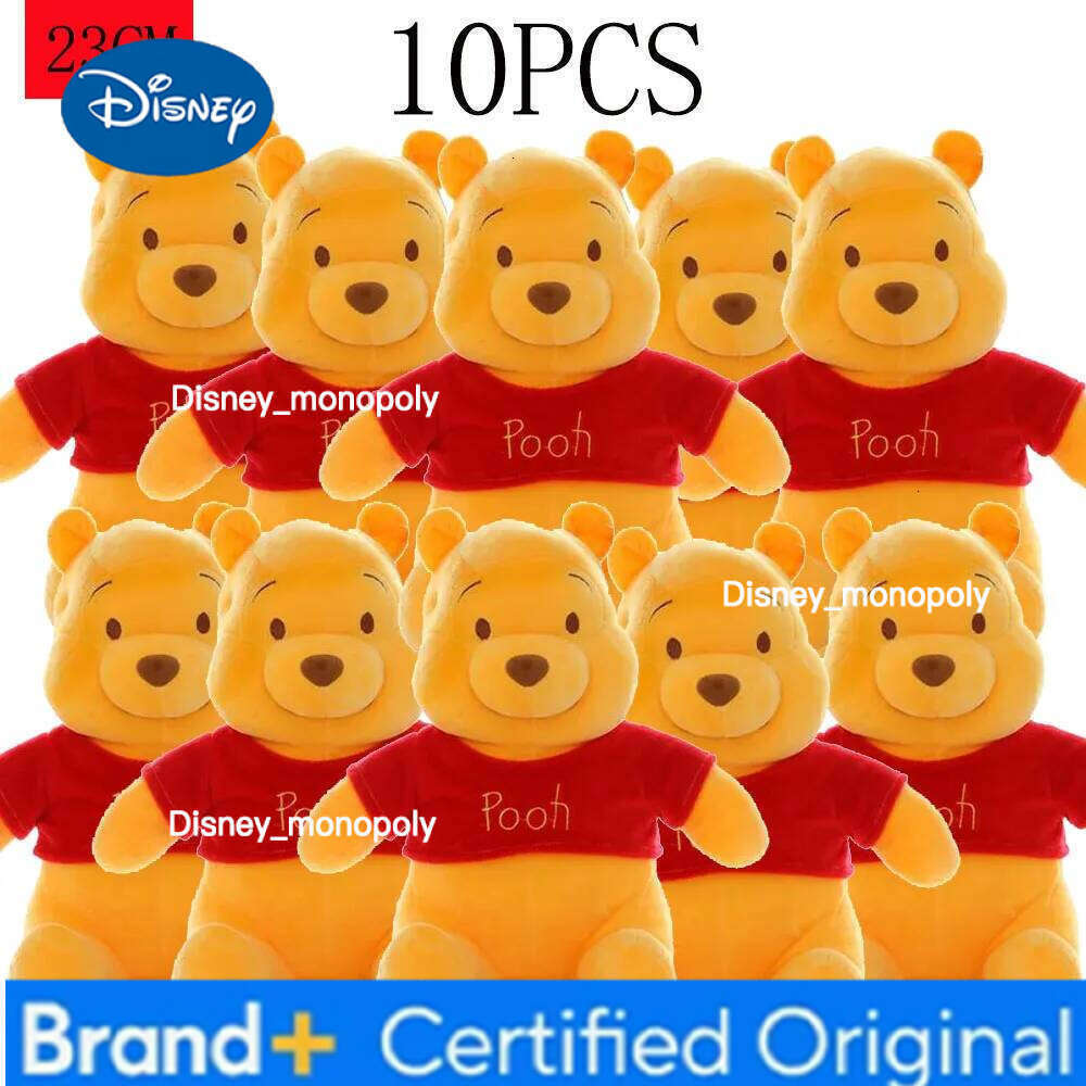 Disney **HOTSALE Winnie The Toys Soft Stuffed Kawaii Anime Doll Cartoon Pooh Bear Plush toys Birthday Gift for Boys H260126