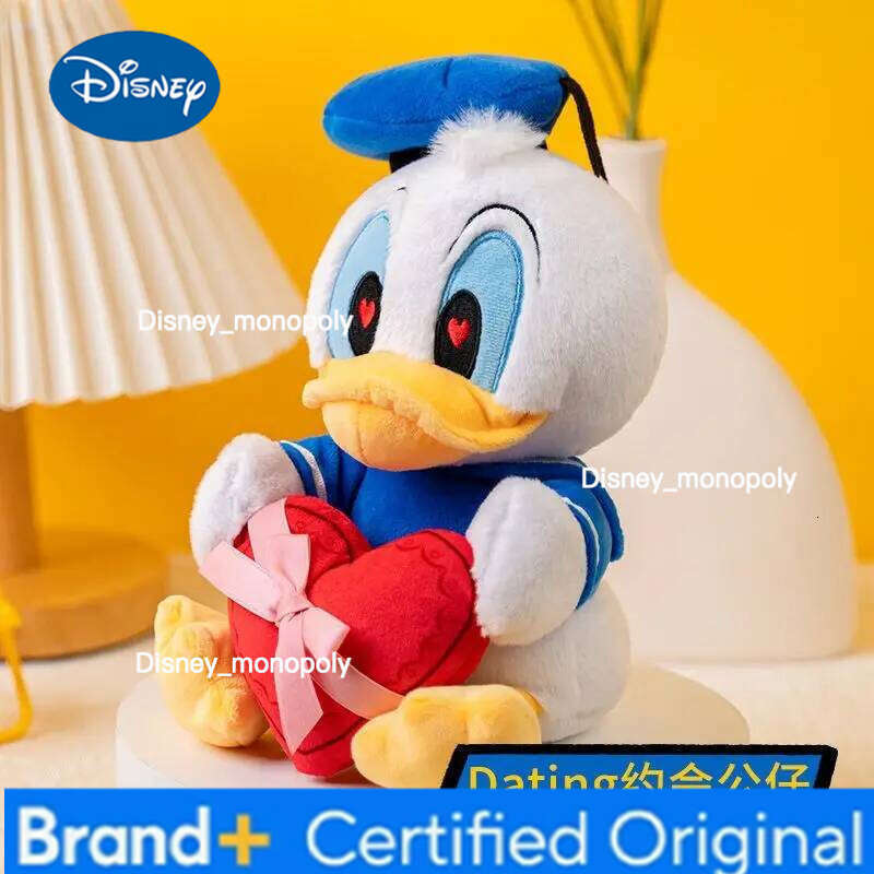 Disney new Donald duck cute sweet kawaii personality fashion simple anime peripherals student soft cartoon doll birthday present H260126