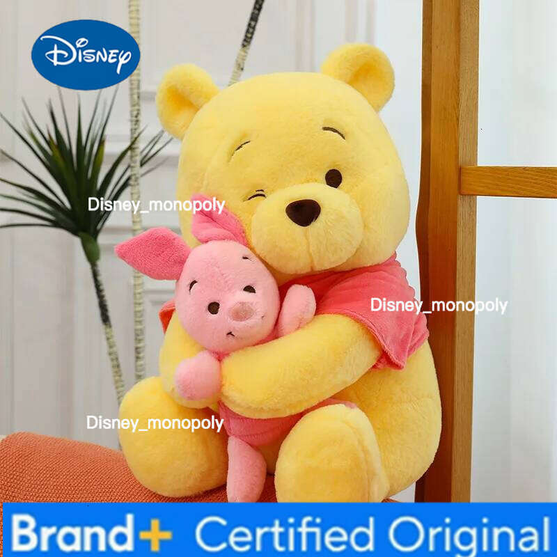 Disney Hotsale 35/75cm Winnie The Pooh Plush Toy Cute Little Bear Vivi Doll Friend Birthday Chrismas Gift H260126