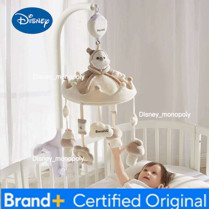 Disney Banshili Music Bed Bell Cute Cartoon Soothing Boys and Girls Toys Mobile for Crib Baby H260126
