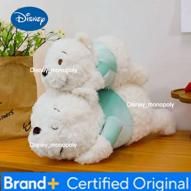 Disney 35/85cm Winnie The Pooh White Plush Toy Soft Cartoon Anime Stuffed Animal Plushies Doll Pillow Birthday Christmas Gifts H260126