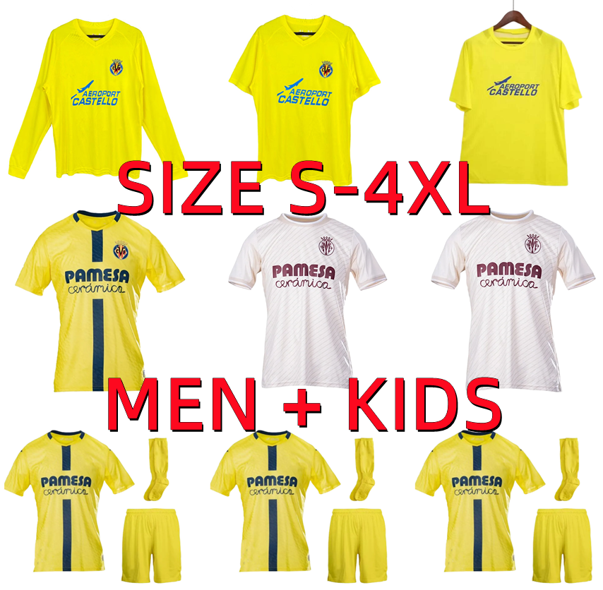 2025 2026 VillArrEal CF MORENO soccer jerseys Retro 2005 2006 2008 2009 RIQUELME YEREMY AYOZE AKHOMACH PAREJO 25 26 R.TERRATS MIKAUTADZE Football Shirts Men kids Kits