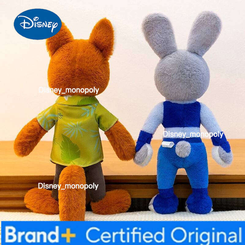 Disney 40-100cm Judy Hopps and Nick Wilde Zootopia Plush Anime Cartoon Cute Stuffed Xmas Plushie Kids Birthday Toys Gifts H260126