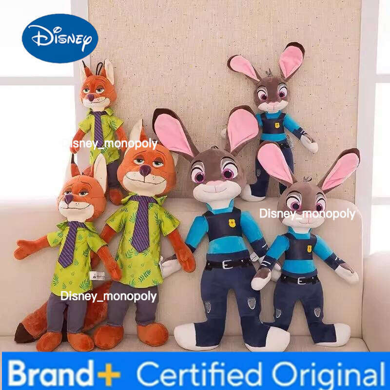 Disney hot toy Cartoon Anime Movie Zootopia 2 Plush Judy Bunny Doll Nick the Fox Soft Stuffed Animals Toys Kids Xmas Gi H2601261