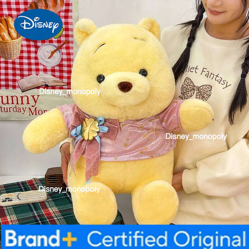 Disney 32-85cm Winnie The Pooh Plush Toys Kawaii Large Cartoon Plushie Anime Birthday Pillow Doll Stuffed Gift for Kids Xmas H260126
