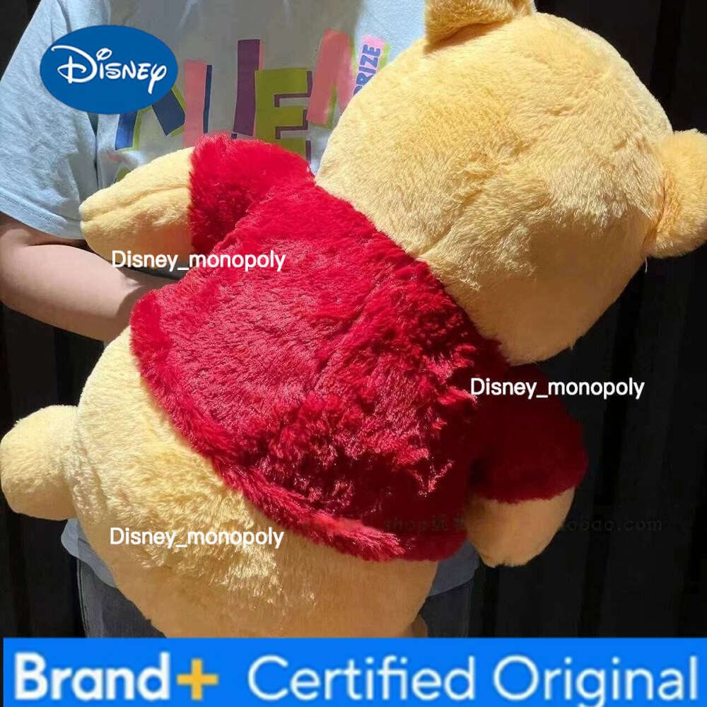 Disney 30/50cm High Quality Pooh Plush Toy Cartoon Soft Bear Plushies Stuffed Animal Huggable Pillow Sofa Bed Home Decor Gift Girl H260126
