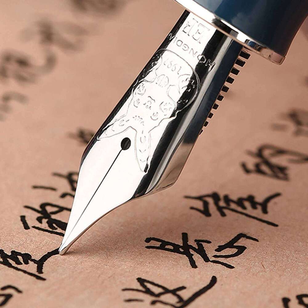 Hongdian N23 Fountain Pen Rabbit Year Limited High-End Students Business Office Writing supplies Gold Carving student gift pens 26Y0126