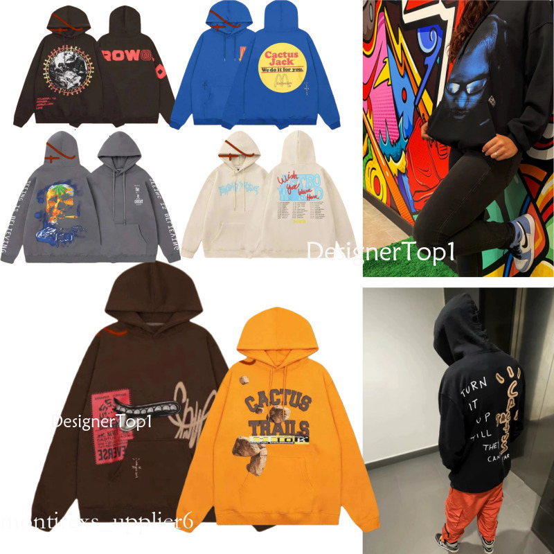 3A cactus Jacks Hoodie Designer Hoodie Men High-Quality Fashion Letter Printing Trend Classic Luxury Brand Pure Cotton Breathable Casual Loose Travi Scott Hoodie 13
