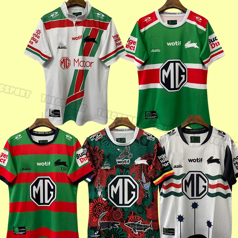 South Sydney Rabbitohs Rugby Jerseys Mens Home & Away League Shirts - Training Uniform Tee Alternate 26-27 top quality