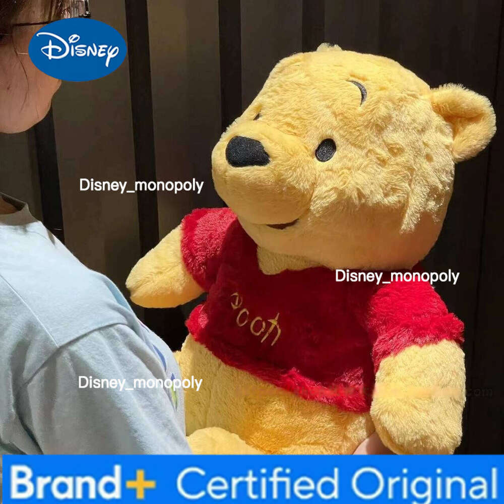 Disney 30/50cm High Quality Pooh Plush Toy Cartoon Soft Bear Plushies Stuffed Animal Huggable Pillow Sofa Bed Home Decor Gift Girl H260126