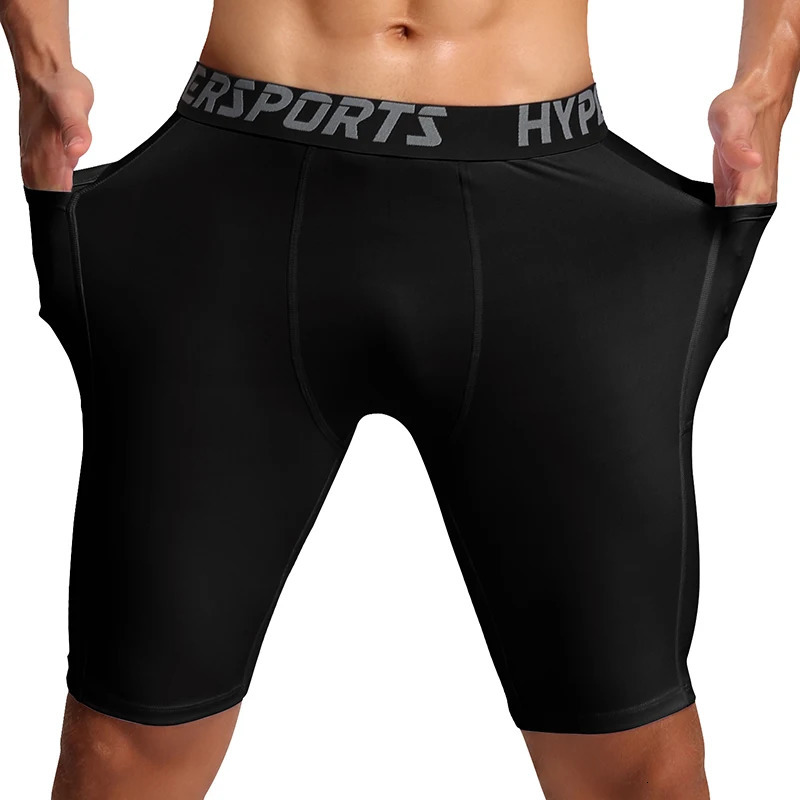 Men Running Short Quick Dry Leggings Mens Compression Tights Gym Fitness Sport Shorts Male Trunks 260122