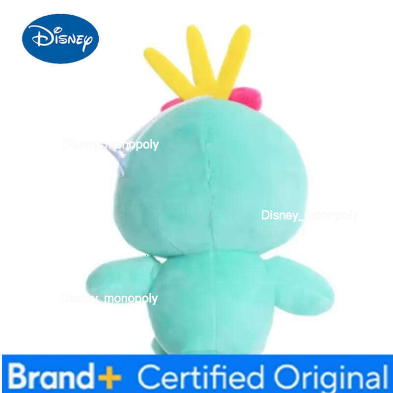 Disney Anime Scrump Pendant Cartoon Lilo and Stitch Plush Toys Soft Stuffed Kawaii Green Doll Xmas Gift For Kids H260126