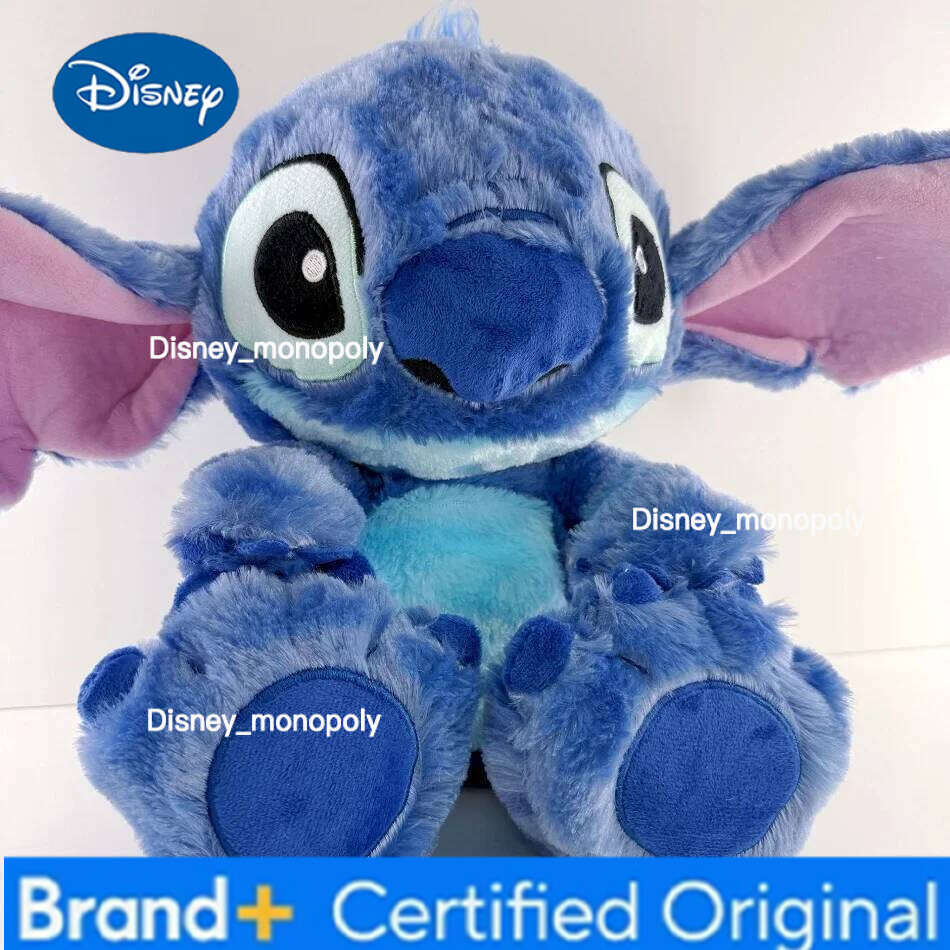 Disney New Big Stitch Breathing Companions Sleeping Plush Doll Boy Girls Soothing Music Luminous sleeping toy Room Ornament H260126