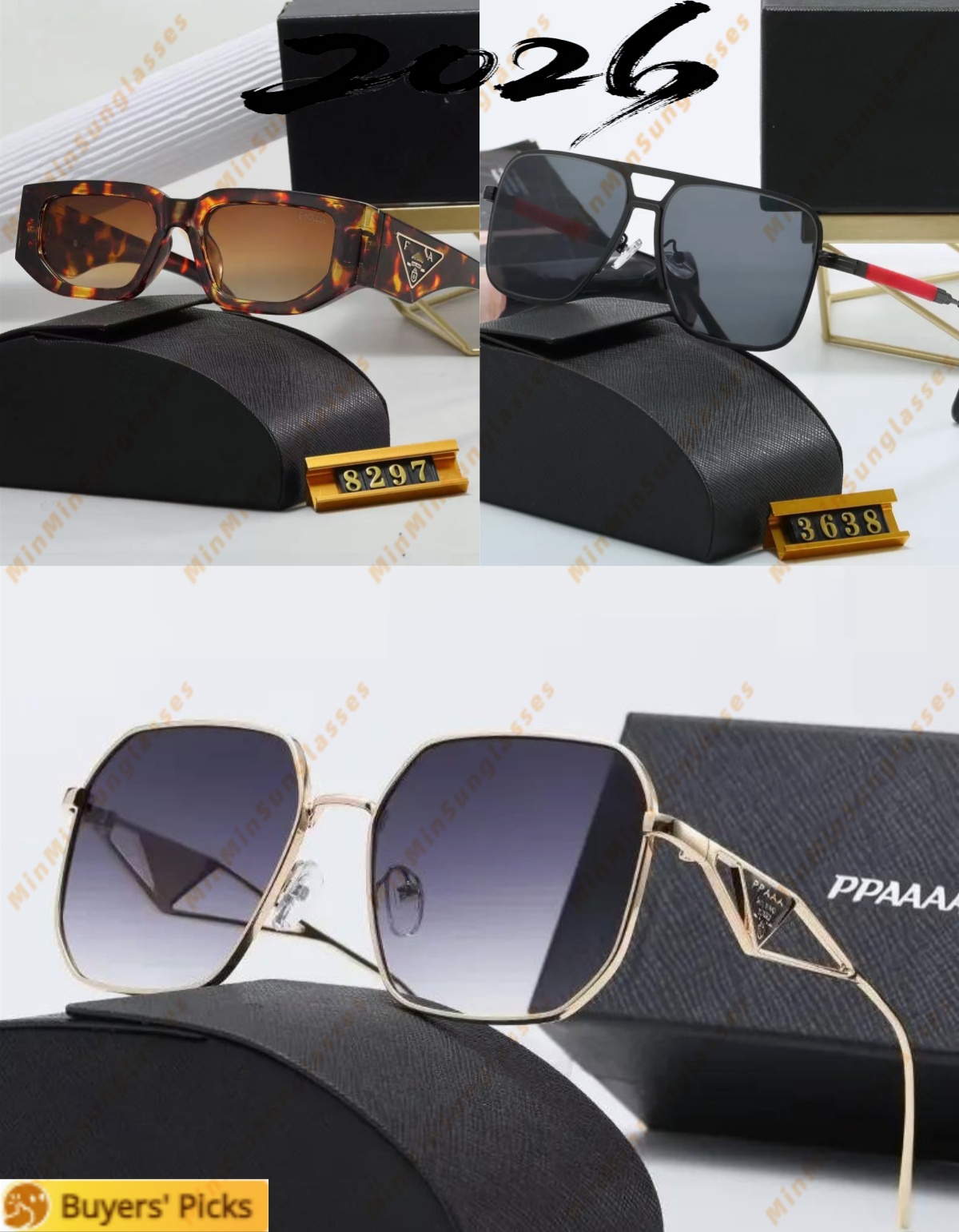2026 Top luxury Sunglasses designer womens Mens Wearing fashion hot selling senior Eyewear For Women eyeglasses frame Vintage Metal Sun Glasses With box
