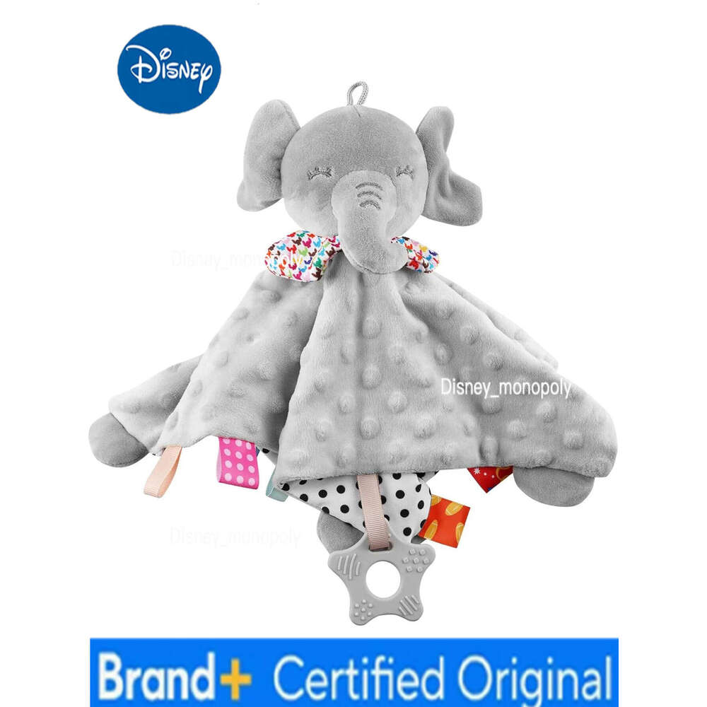 Disney Elephant Comforter Blanket Soft Appease Baby Rattle Animals Toys Soothe Reassure Sleeping Towel Lathe HangingToddler H2601261