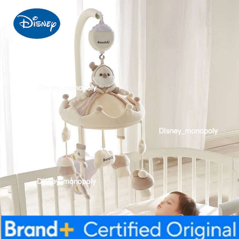 Disney Banshili Music Bed Bell Cute Cartoon Soothing Boys and Girls Toys Mobile for Crib Baby H260126