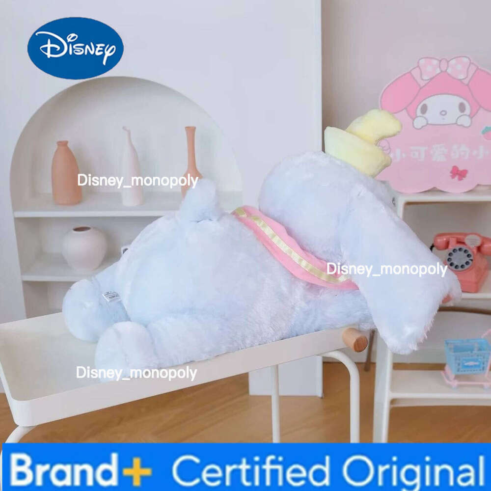 Disney Big Size Dumbo Plush Toy Very Soft Cuddly Stuffed Animal Sleeping Elephant Plushies Throw Pillow Birthday Gifts H260126