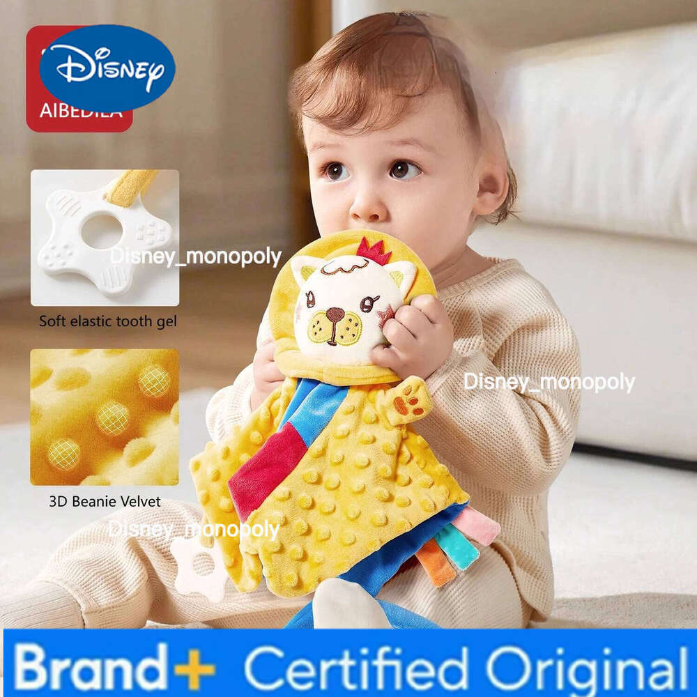 Disney Baby Cotton Muslin Comforter Blanket Soft Newborn Sleeping Dolls Kids Fashion Sleep Toy Soothe Appease Bean Velvet Towel Bibs H2601261