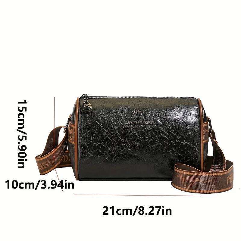 Solid Color Pu Leather Shoulder Messenger Bag, Fashion Versatile Large Capacity Pillow Tote CrossBody Bags for Woman Daily Use XJ260125