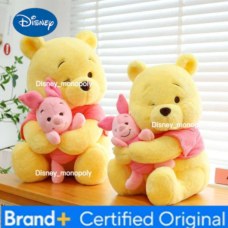 Disney 35-60cm Winnie The Pooh Piglet Plush Toys Large Cartoon Plushie Anime Birthday Pillow Doll Stuffed Gift for Kids Xmas H260126