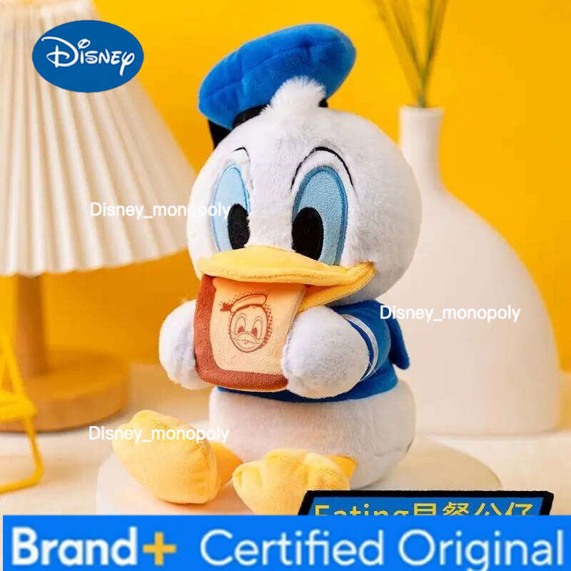 Disney new Donald duck cute sweet kawaii personality fashion simple anime peripherals student soft cartoon doll birthday present H260126
