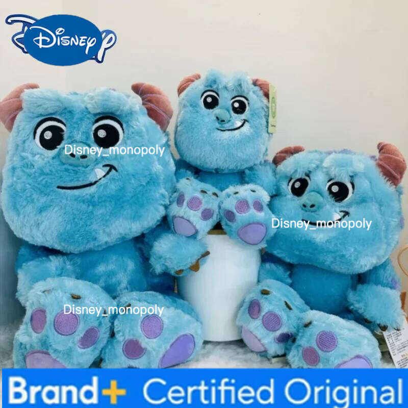Disney Monsters University Sitting Plush Toys Sulley Sullivan Stuffed Animals Soft Kids Doll Children'S Birthday Festival Gifts H260126