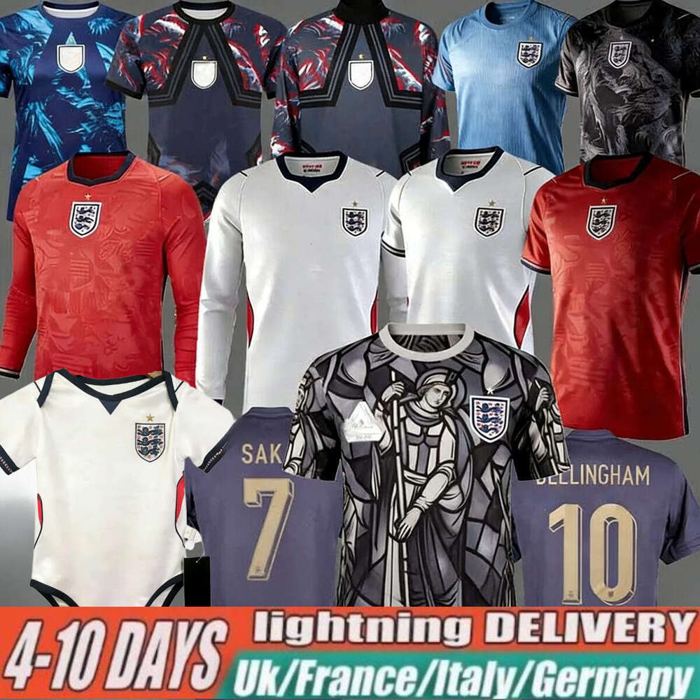 26 27 Englands 2026 Football Shirt Bellingham PALMER Foden MAINOO Kane Rice Saka Soccer Jerseys Home Away Camisa De Futebol WOMEN Men Kids AWAY Uniform Fans TOONE