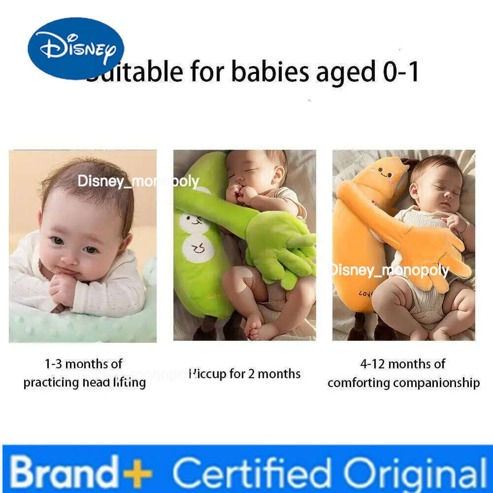 Disney Baby Soothing Palm Pillow with Heartbeat Sound - Anti-Startle Sleep Aid Toy that Simulates Hugging & Back Patting H260126