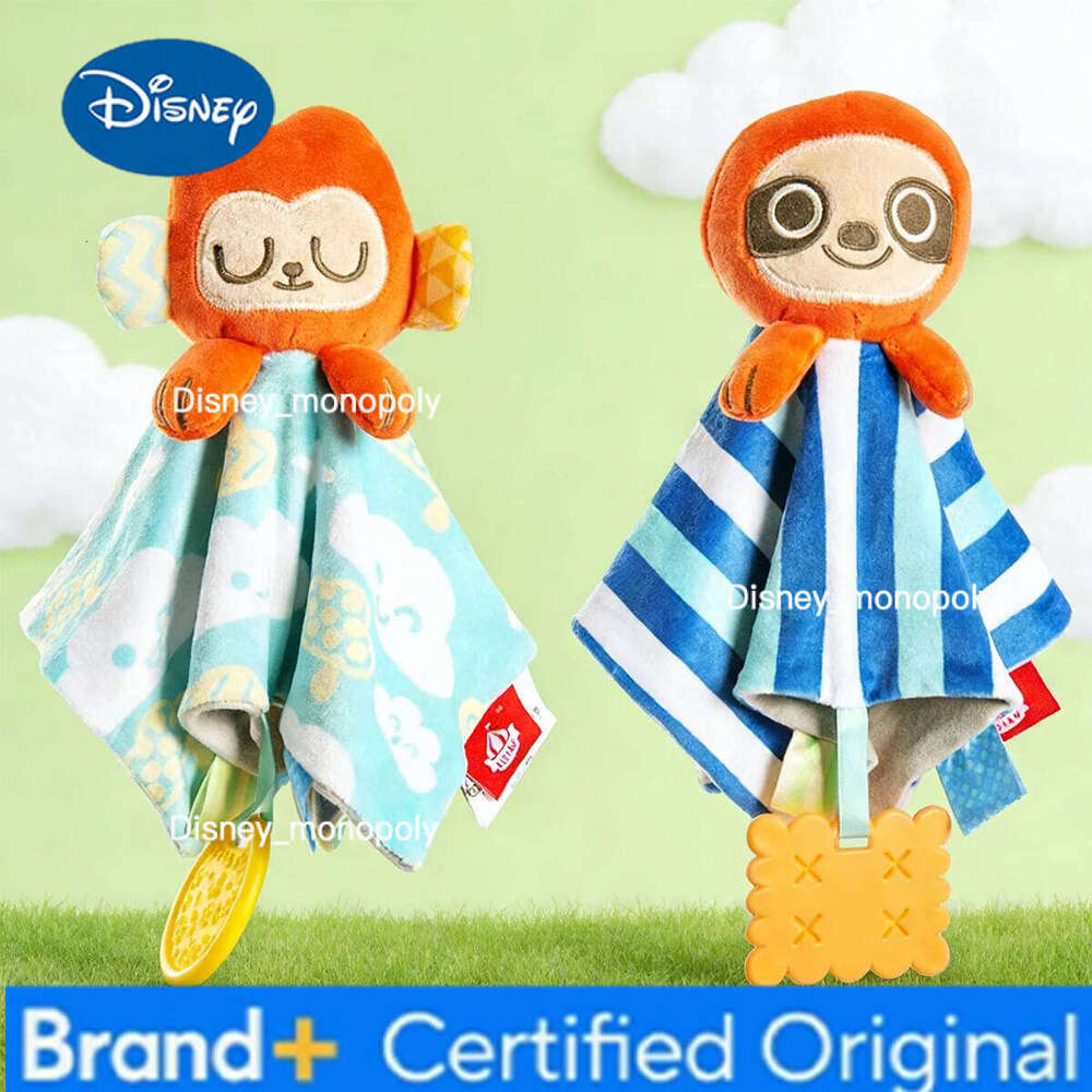 Disney Baby Soothing Blanket Infant Safe Teether Aid Sleep Companion Plush Toy Hand Puppet YY09 H260126