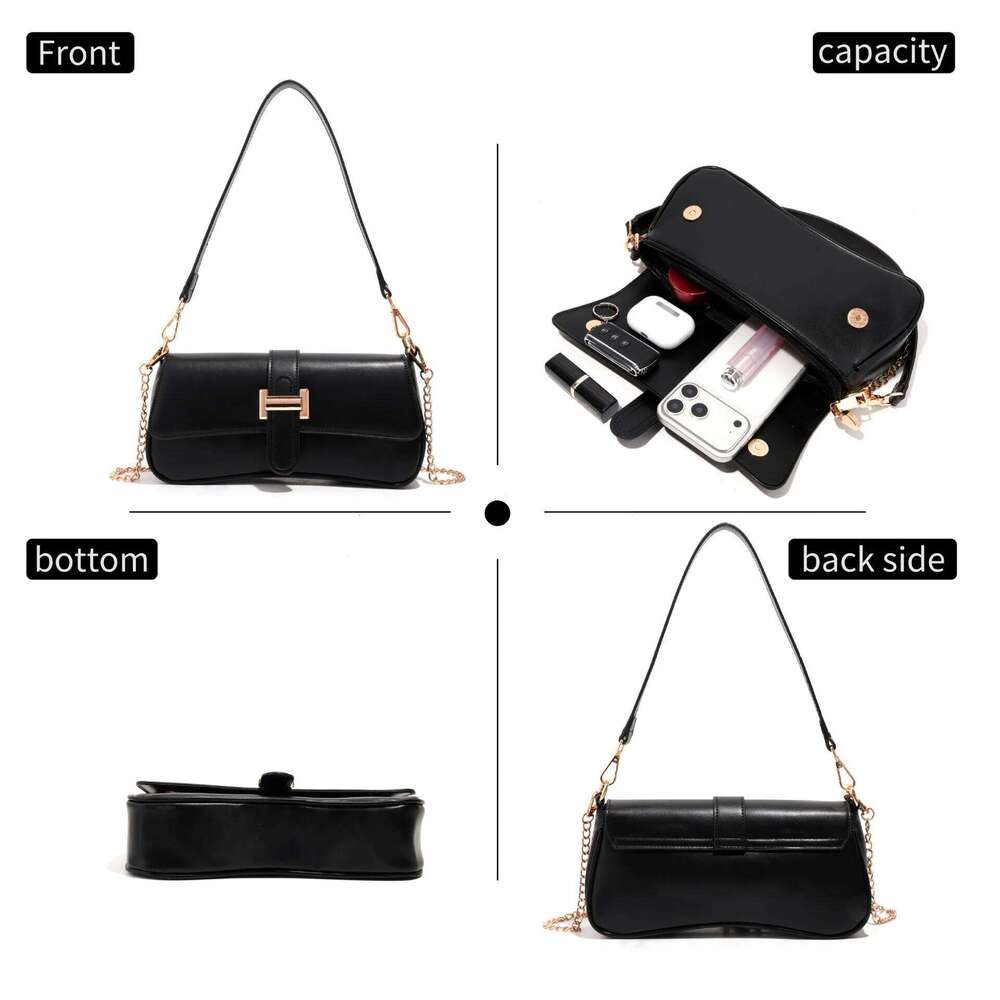 Shoulder for Women, Small Handbag Hobo Purses, Retro Clutch Underarm Bag XJ260125