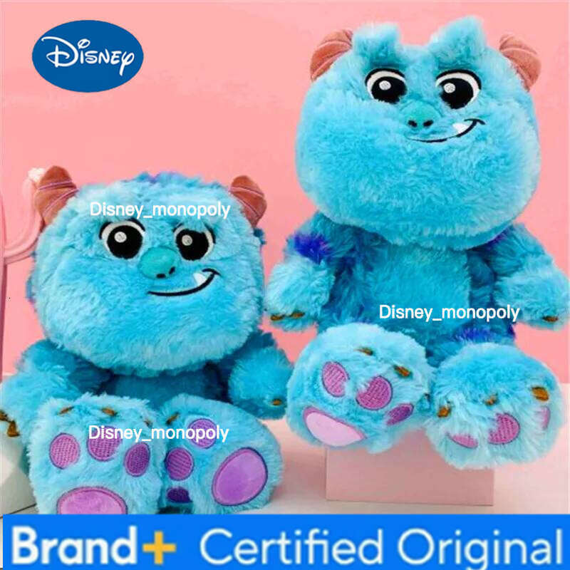 Disney Monsters University Sitting Plush Toys Sulley Sullivan Stuffed Animals Soft Kids Doll Children'S Birthday Festival Gifts H260126