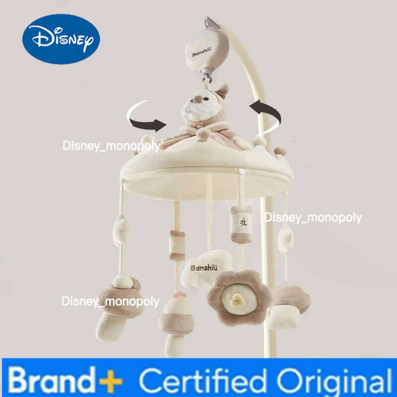 Disney Banshili Music Bed Bell Cute Cartoon Soothing Boys and Girls Toys Mobile for Crib Baby H260126