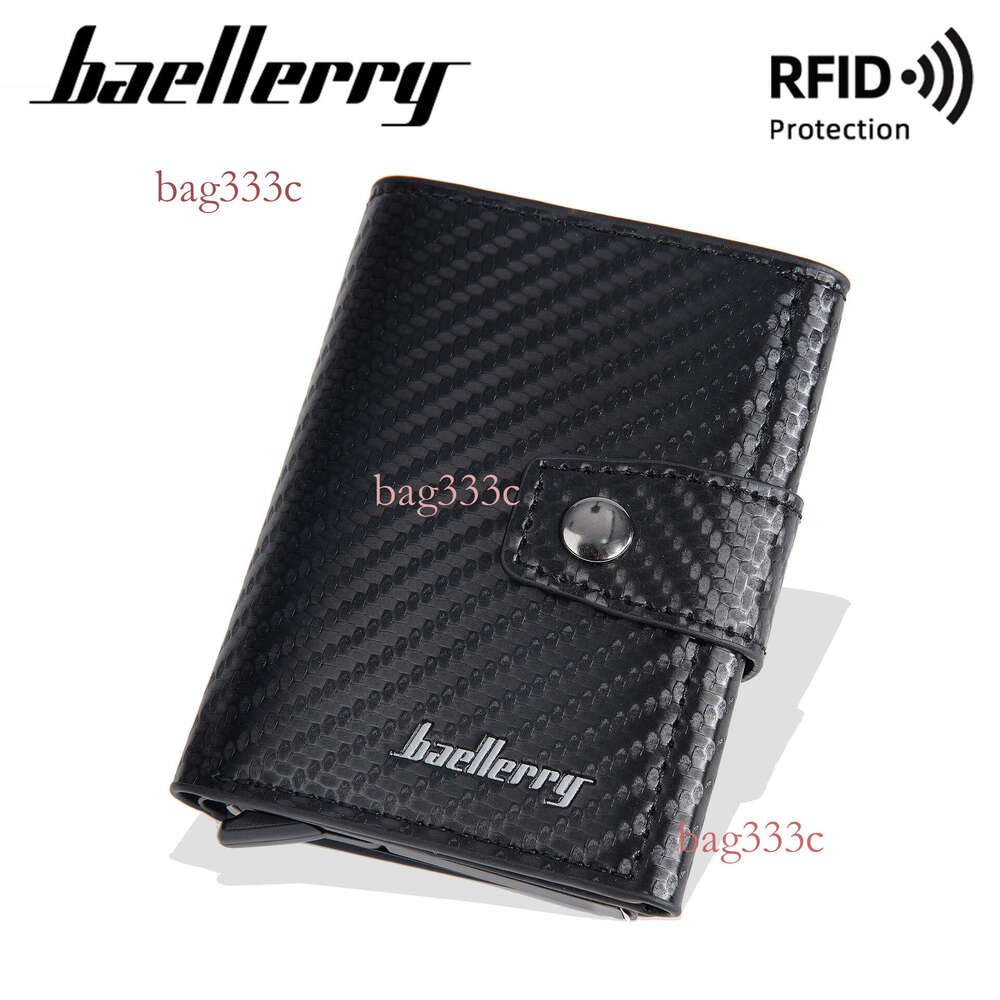 New Arrivals Men's Holder European And American Automatic Pop-Up Clip New Metal Aluminum Shell RFID Card Case MASA