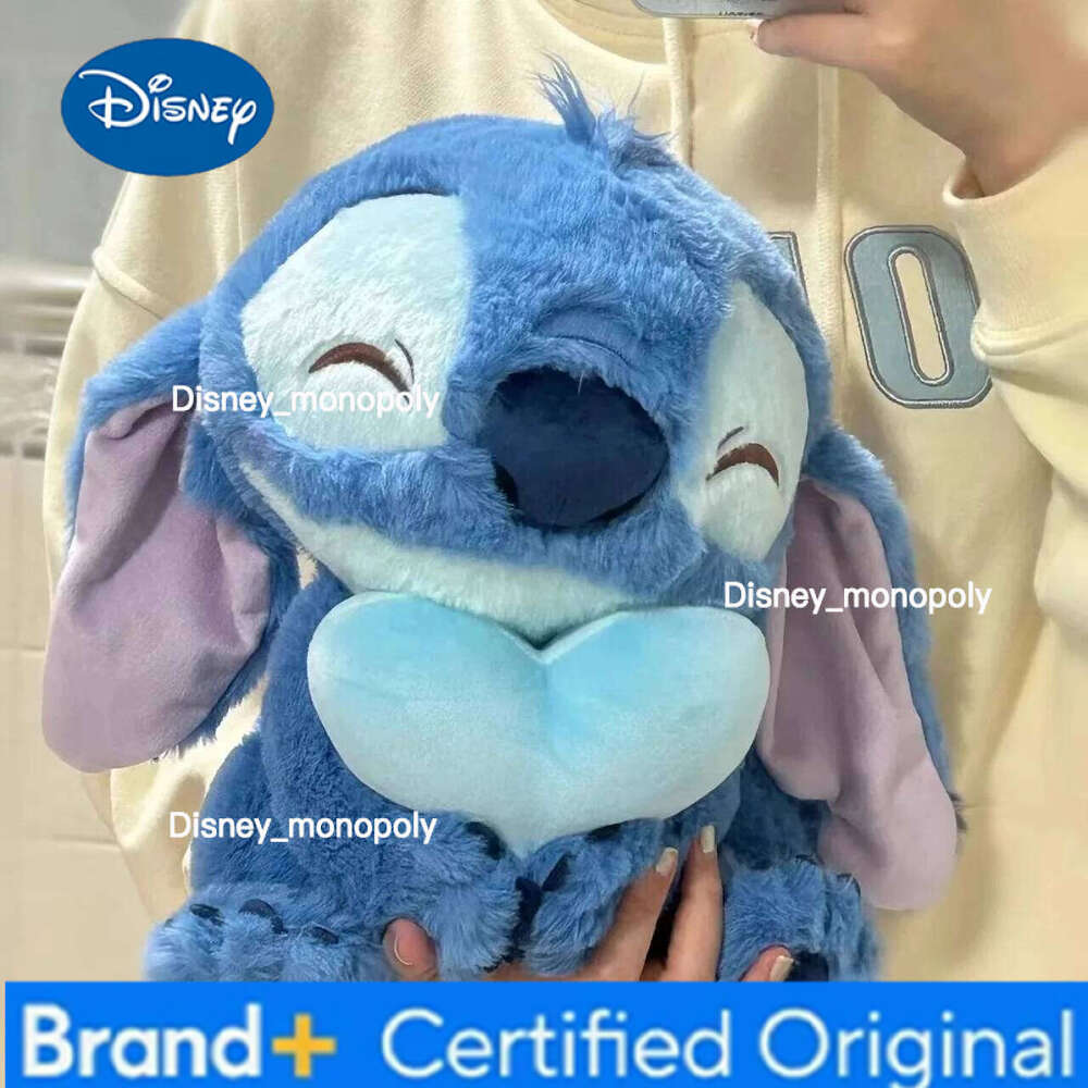 Disney 25-40CM Lilo Doll Cute Duck Stitch Plush Toy Anime Soft Stuffed Kawaii Children's Birthday Gift H2601261